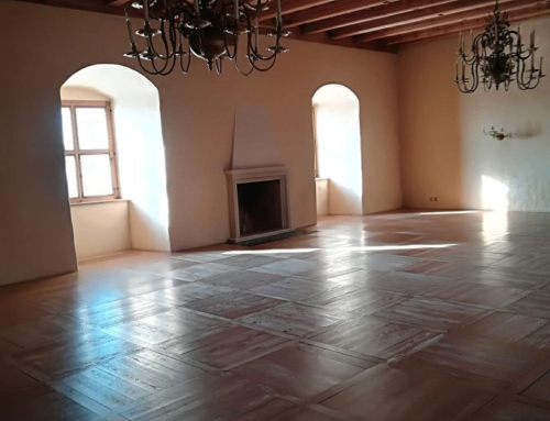 Koka grīdas atjaunošana Bauskas pils muzejā